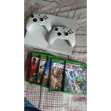 Xbox Ones 1t Com Dois Controles E Mais 6 Jogos 