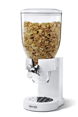 Dispenser Simple De Cereales Dosificador Zevro! Blanco