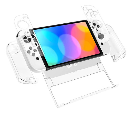 Funda Transparente Acoplable Para Nintendo Switch Oled