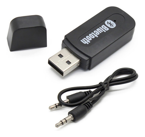 Adaptador Receptor Audio Bluetooth Aux Musica Auto Miniplug