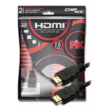 Cabo Hdmi 2.0 4k 19 Pinos 2 Metros+ 1 Cabo 5 Metros Pix