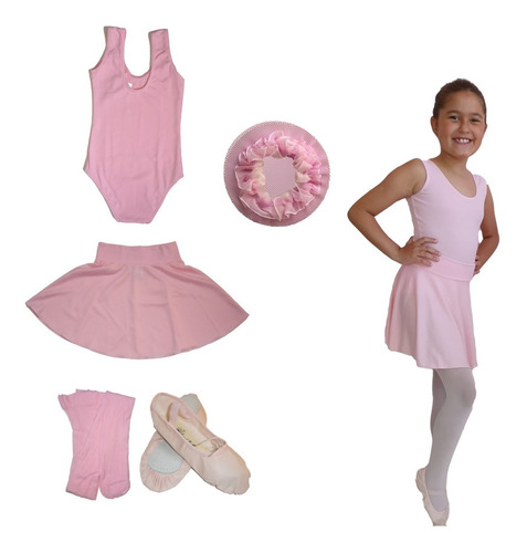 Roupa De Ballet Infantil Juvenil Uniforme De Balé Menina, K5