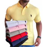 Kit 4 Camisa Gola Polo Masculina Grandes Marcas Revenda Top