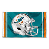 Miami Dolphins New Helmet Grommet Pole Flag