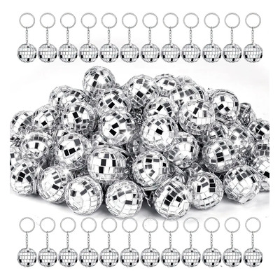 24 Llavero De Disco Bolas Decorativo Para Fiesta Cumpleaños | MercadoLibre