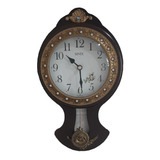 Relógio De Pêndulo Estilo Antigo Em Madeira (mdf) Silencioso
