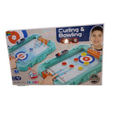 Juego Sobre Mesa 2 En 1 Set Bowling Y Curling 2 En 1