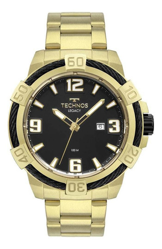 Relógio Masculino Technos Legacy Dourado Entrega Imediata