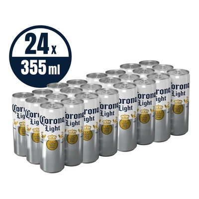Cerveza Clara Corona Light 24 Latas De 355ml C\u002Fu | Envío gratis