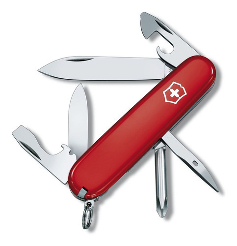 Victorinox Tinker Small Navaja 12 Usos Multiherramienta Color Rojo 91 Mm X 14 Mm