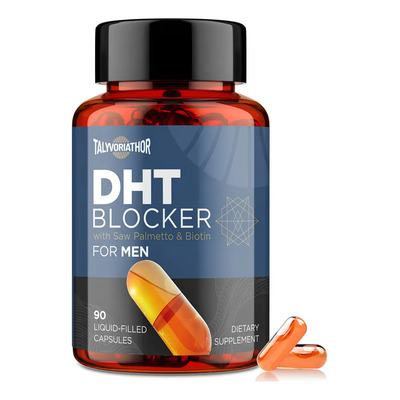 Talyvoriathor Bloqueador DHT 90 Cápsulas Saw Palmetto Biotina Nutricional | Meses sin interés