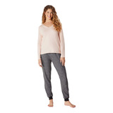 Pijama Feminino Longo Decote V