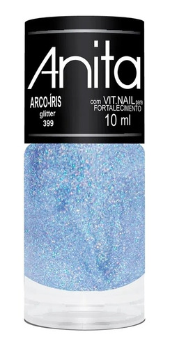 Anita Esmalte Com Glitter Arco-íris 399 10ml