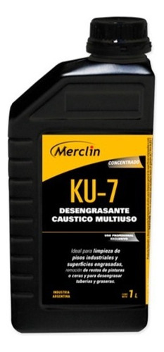 Desengrasante Soda Cáustica Concentrado Ku7 Merclin