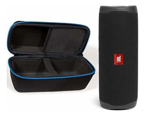 Bocina Jbl Flip 5 Bluetooth Con Estuche Rígido -negro