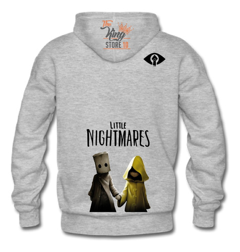 Poleron Con Cierre, Little Nightmares, Six Y Mono, Videojuego, Xxxl / Thekingstore