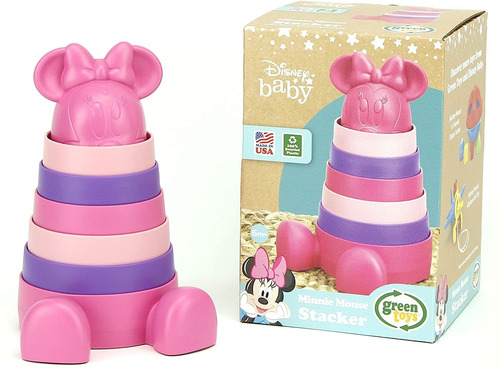 Green Toys Disney Baby Exclusive - Apilador De Minnie Mouse