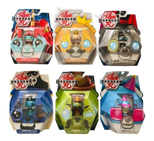 Bakugan Colección Cubbo Figuras De Acción 6 Pack