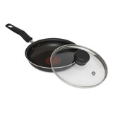 Sartén 16 Cm Cocina Antiadherente T-fal Con Tapa De Cristal