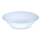 Ensaladera Bowl Apilable Melamina Blanca 20 Cm / 12 Unidades