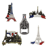 Paquete De 5 Imanes Para Nevera  Recuerdo De Viaje De Paris