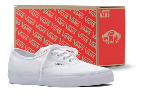 Tenis Sneakers Vans Original Classics Authentic Dama Blanco