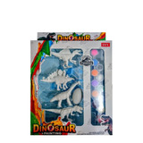 Juguete Dinosaurio Jurassic Painting X 4 + Huevo Didáctico