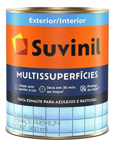  Tinta Para Banheiro E Cozinha Suvinil Multi 900ml Branco