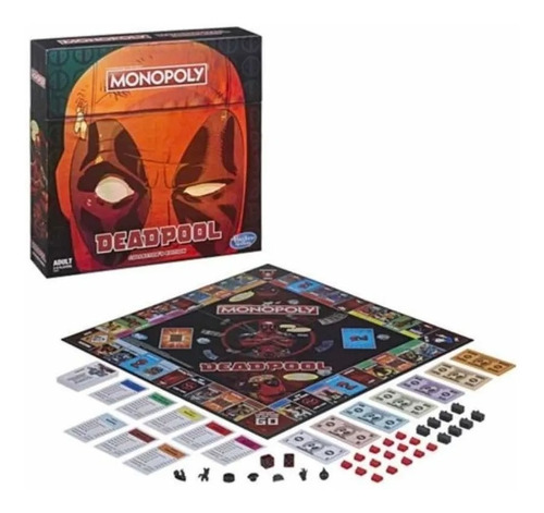 Monopoly Marvel Deadpool Coleccionistas Hasbro Juego De Mesa