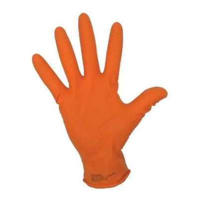 Luva Nitrílica Supermax Ignite Laranja Tamanho G Hipoalergênica | MercadoLivre