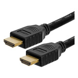 Cable Hdmi Revestido En Pvc Full Hd 5mt Lote Por 10 Unid