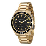 Relógio Mondaine Masculino 46mm Dourado 53521gpmvde3