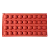 Molde De Silicone Semiesfera 36 Cavidades