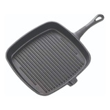 Sartén Cuadrada Hierro Fundido Antiadherente Plancha Grill