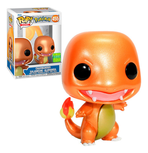 Funko Pop Charmander Metalico #455 Pokemon Exclusivo 2022