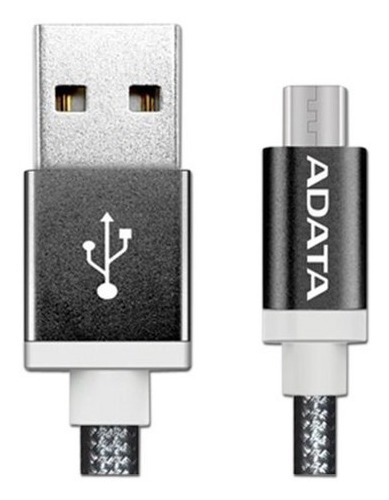 Cable Adata Usb - Micro Usb 100cm Amucal-100cmk-cbk Negro