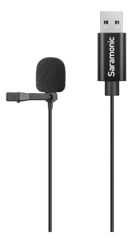 Saramonic Lavalier Mic Con Conector Usb-a Para Computadoras 