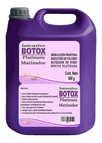 Mascara Matizadora Violeta Efecto Platino Claro 5 Litros