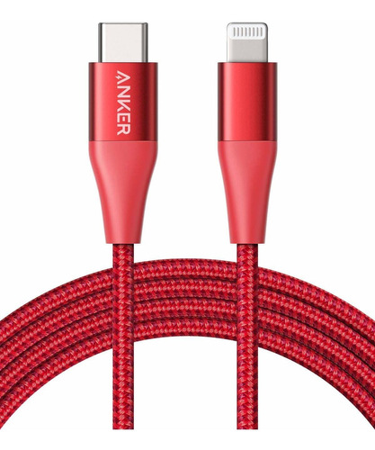 1 Cable Trenzado Usb-c A Lightning Mfi 90cm Anker -9m4r