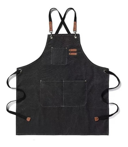 Mandil Delantal Cocina Chef-barbería-multiusos-unisex