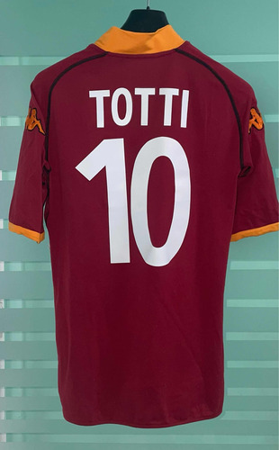 Jersey A.s. Roma Kappa 2002 Original De Época Totti Italia