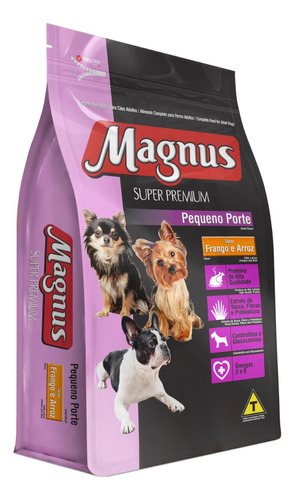 Magnus Ração Para Cães Pequeno Porte Frango/arroz 10,1kg