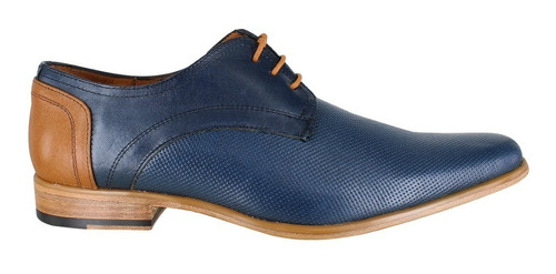 Zapato Hombre Vogatti 1573-1 Azul Piel Suave Ligero Casual
