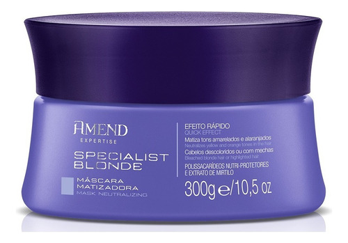 Máscara Amend Blonde Expertise 300g - Loiros Desbotados Tom Loiro