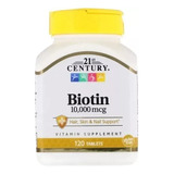 Biotina 10,000mcg 120tablets Importada 21st Century = Natrol