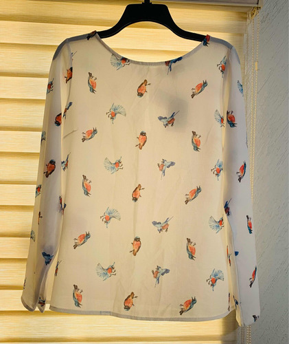 Blusa Estampada Pájaros - Trucco / Limpia Closet M