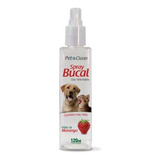 Spray Bucal Menta Cães E Gatos Pet Clean - 120 Ml