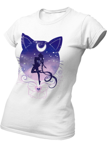 Playera Sailor Moon Gata Lunar Dance