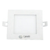 Panel Led Spot Embutir Techo 6w Cuadrado Candil Ls959506 Color Luz Cálida - 3000k