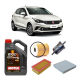 Kit De 4 Filtros Fiat Argo Cronos 1.8 Y Motul 5w30 X5 Litros